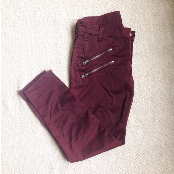 Seven7 Pants - *SOLD* 7 for All Mankind Skinny Zippered Pants