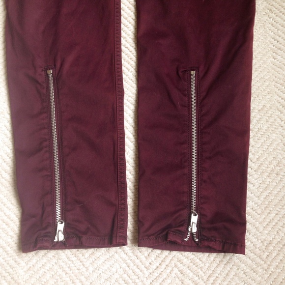 *SOLD* 7 for All Mankind Skinny Zippered Pants - Picture 4 of 4