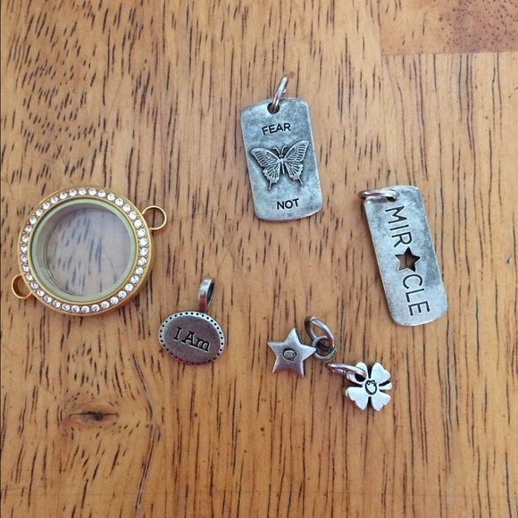 Origami Owl locket bracelet