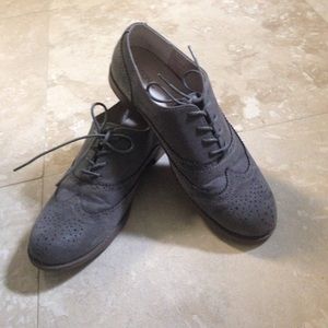 Grey oxfords
