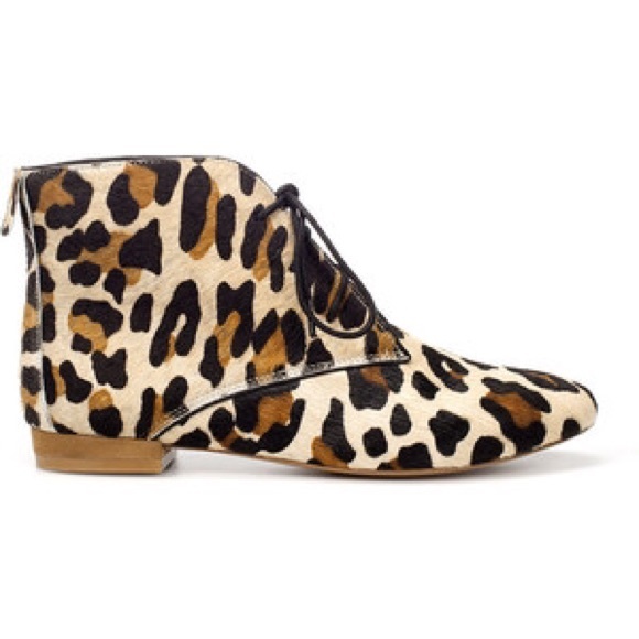 Zara Leopard Print Boot