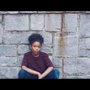 Black and red striped shirt