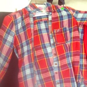 Hollister flannel button up