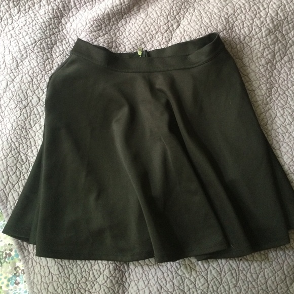 Simple black circle skirt