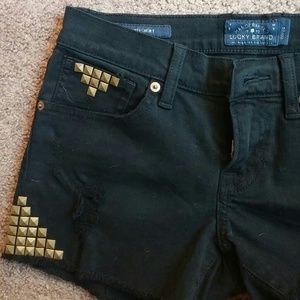 Black shorts from lucky brand