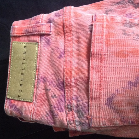 Pink pattern jeans - Picture 2 of 3