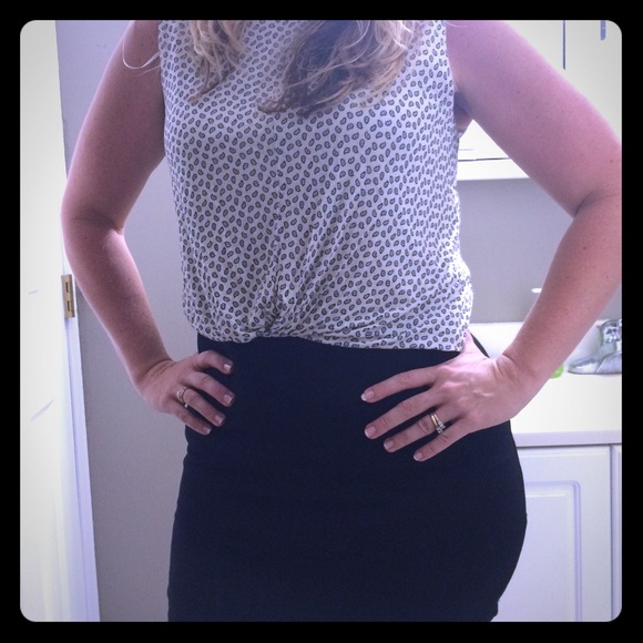 Sexy mock two peice dress hardly worn