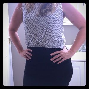 Sexy mock two peice dress hardly worn