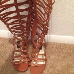 Brown gladiator Sandals