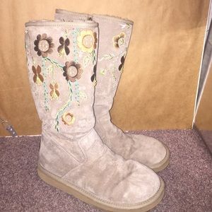 Embroidered Ugg Boots