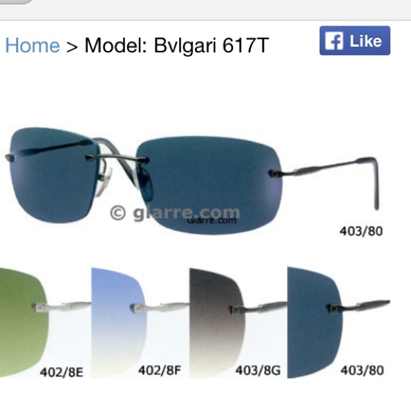 Bvlgari Accessories - BVLGARI 617-T. 403/80 sunglasses
