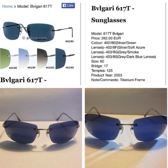 BVLGARI 617-T. 403/80 sunglasses - Picture 2 of 4