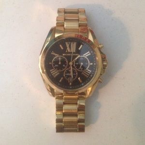 Michael Kors Watch - Gold with Black Face