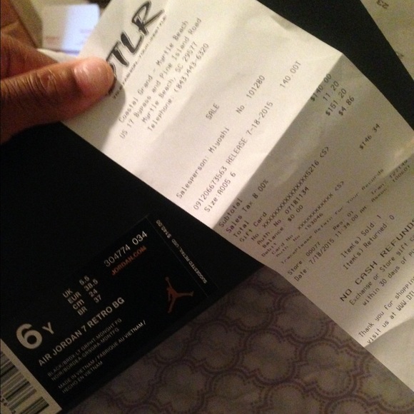 SOLD‼️‼️‼️❌ Jordan Bordeaux 7s - Picture 4 of 4