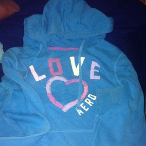 Aeropostale baby blue jacket