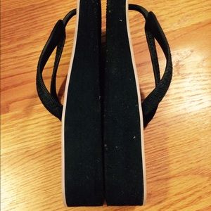 J Crew Platform Flip Flops