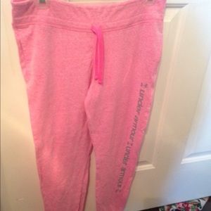 Pink Under Armour Capris