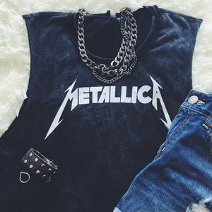 Metallica Sleeveless Top