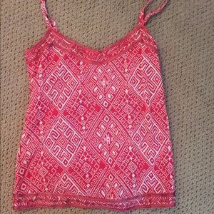 red lucky brand tank top