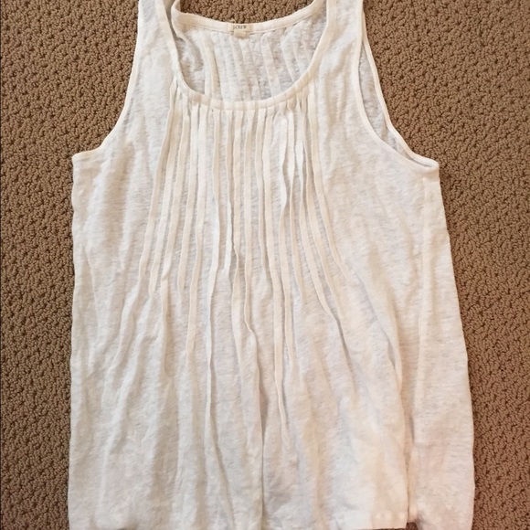 white J. Crew tank top
