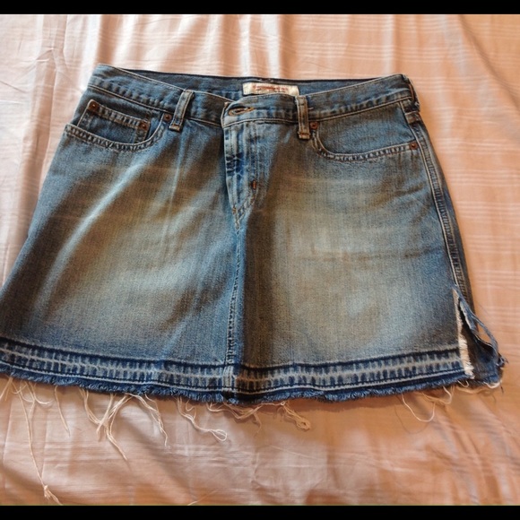 Abercrombie mini jean skirt!