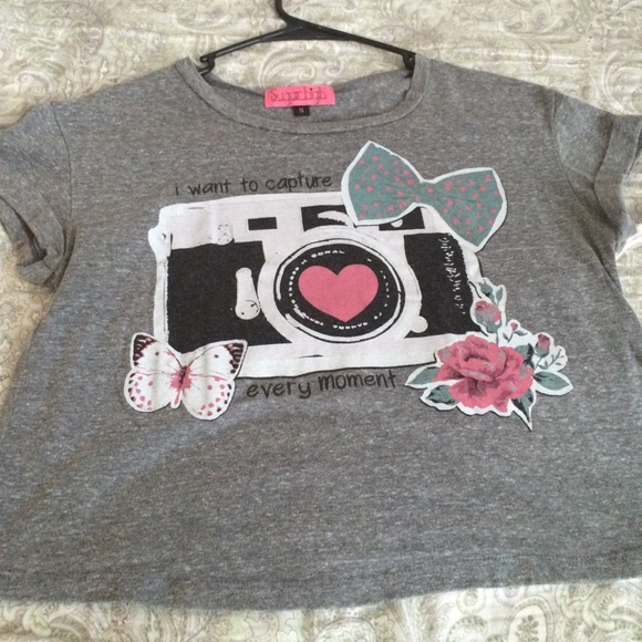 Graphic crop top