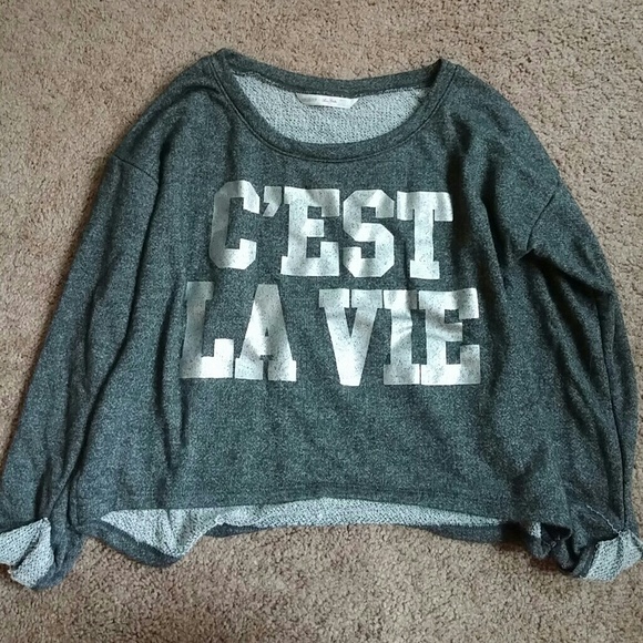 Crop top shirt from hollister