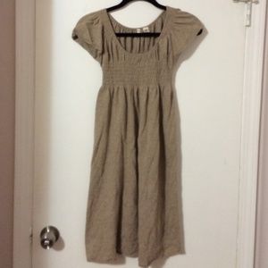 Anthropologie smocked sweater dress