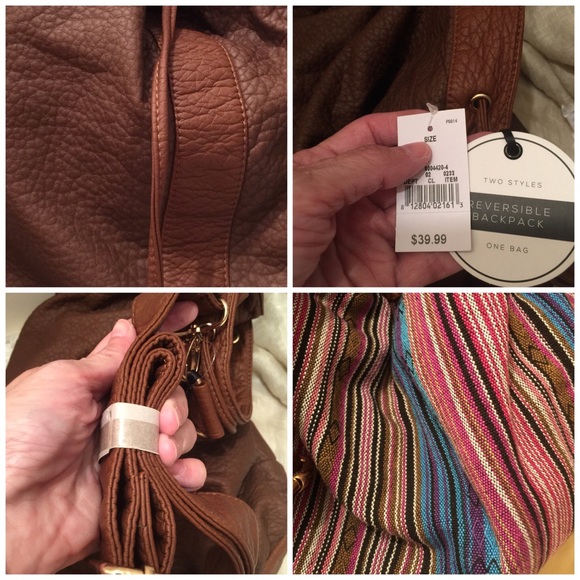 🎉HP x3!!!🎉NWT Reversible Backpack - Picture 3 of 3