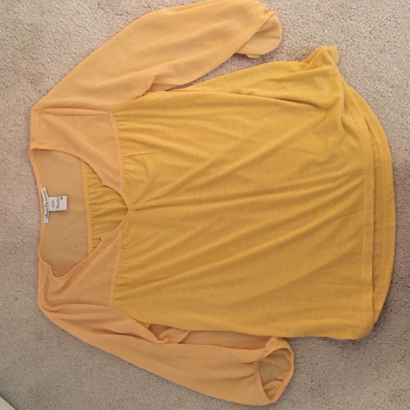 Yellow free American Rag shirt