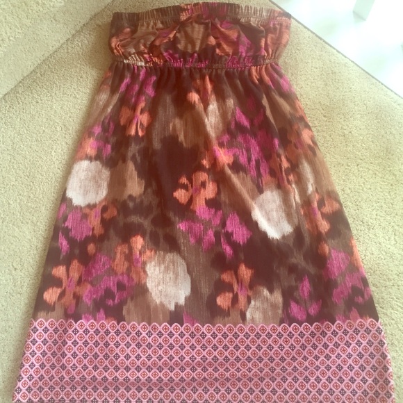 Strapless dress