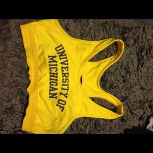 University of Michigan Sports Bra