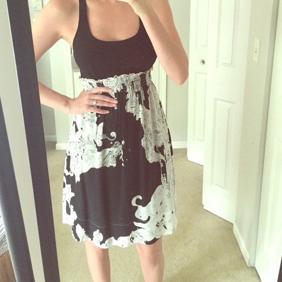 Black and white Matty m dress