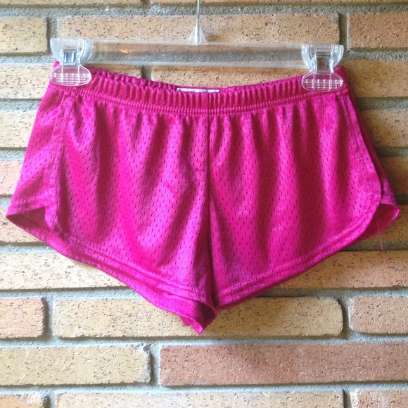 Soffe Pants - Pink Mesh Soffe Shorts