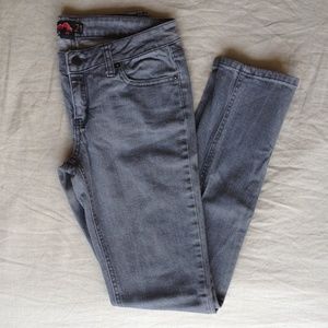 Gray Light Wash Jeans