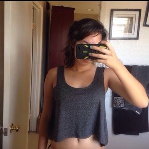 Grey crop top!