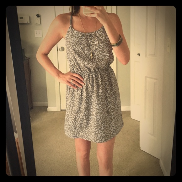 Grey and White Guess Dress