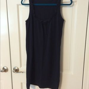 HP 🎉 J. Crew pique pull over navy dress