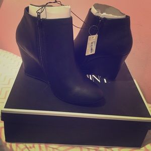 Black 3 inch booties