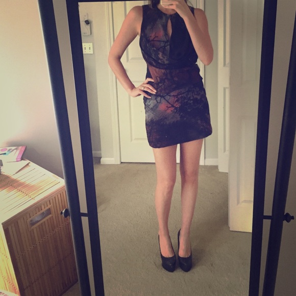 Unique little black dress