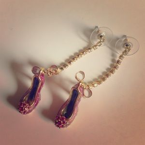 Betsey Johnson heel earrings