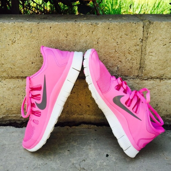 Nike Shoes - {Nike} Pink Free 5.0