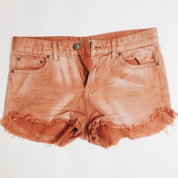 Free People Pants - Free People Burnt Orange Cutoffs