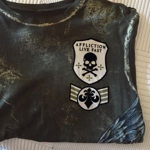 Men's affliction shirt