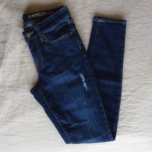 Premium Super Skinny Stretch Denim (Dark Wash)