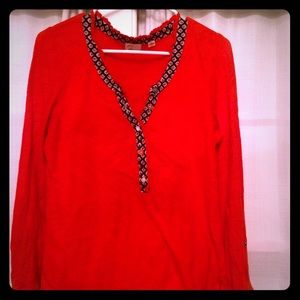 Anthropologie 3/4 length sleeve shirt