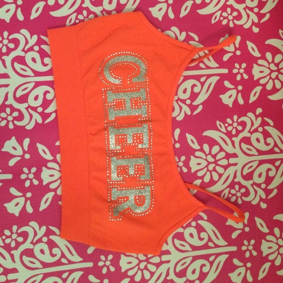 Malibu sugar cheer sports bra w// rhinestones !!
