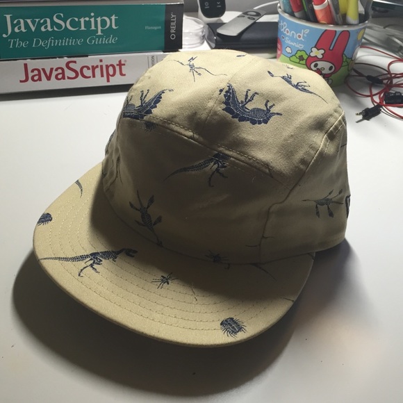 Mishka Dinosaur Print 5-panel Hat