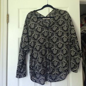 NWOT Liberty Love dressy double V top