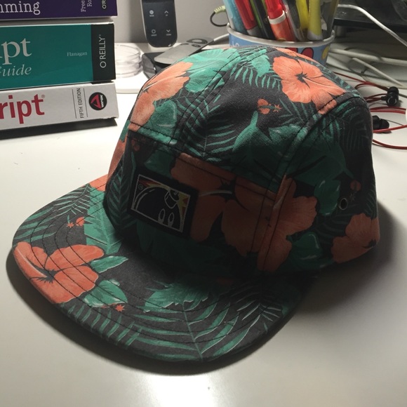 HOLD- The Hundreds Floral print 5-panel Hat